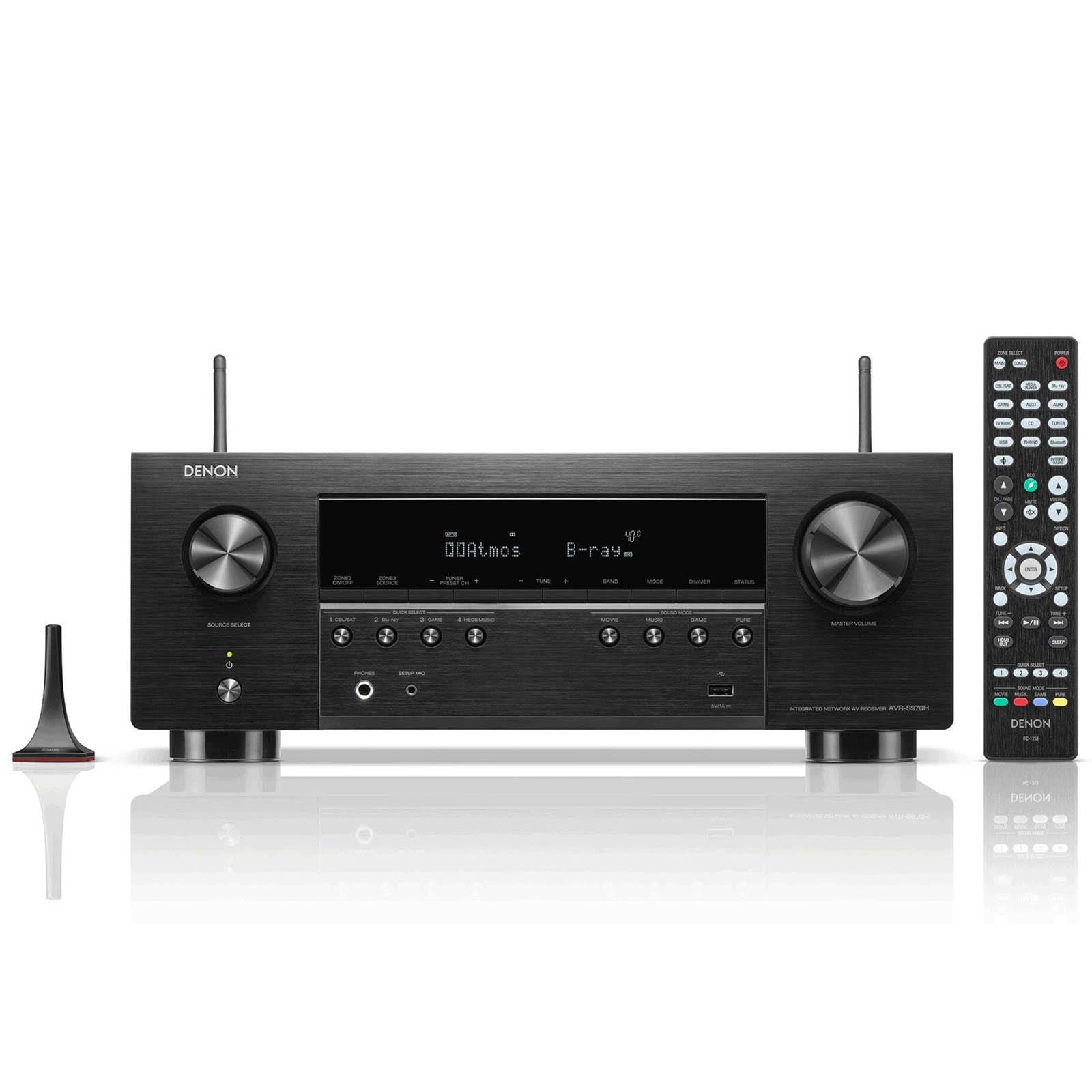 Denon AVR-S970H 7.2 Channel Full 8K Ultra HD AV Receiver